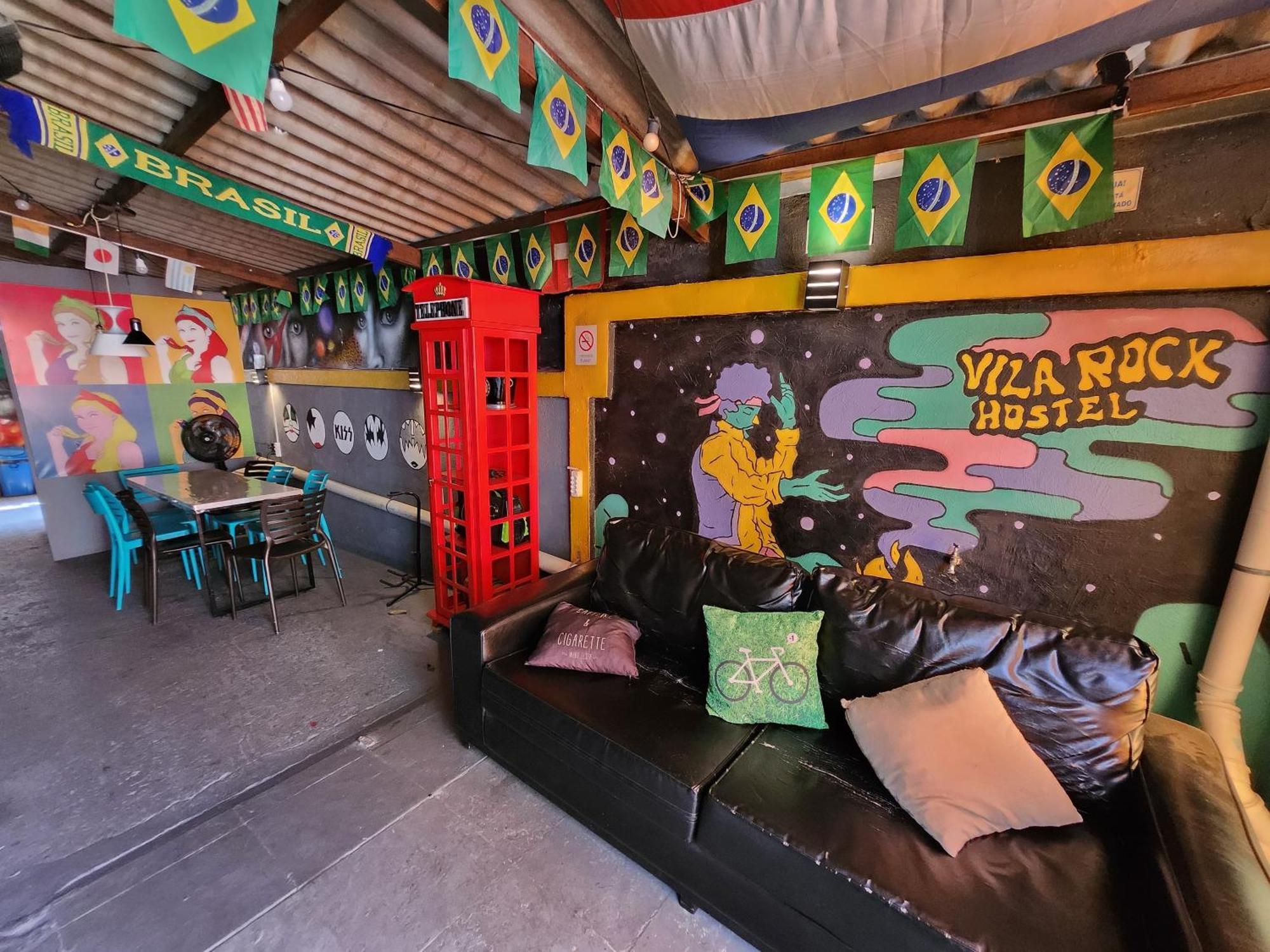 סאו פאולו Vila Rock Hostel - Proximo Allianz Parque, Vila Madalena, Av Paulista, Hospital Das Clinicas Incor Fmusp מראה חיצוני תמונה