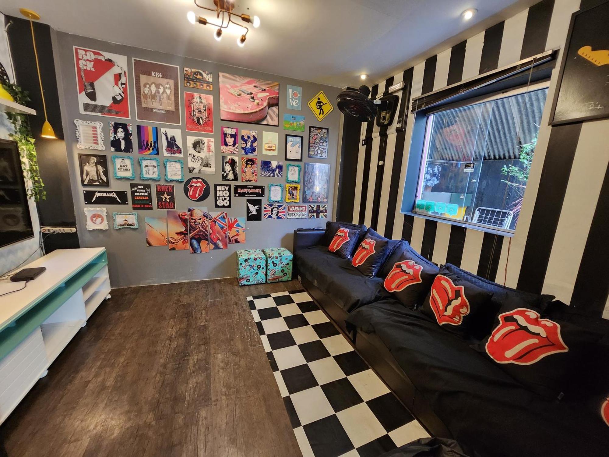 סאו פאולו Vila Rock Hostel - Proximo Allianz Parque, Vila Madalena, Av Paulista, Hospital Das Clinicas Incor Fmusp מראה חיצוני תמונה